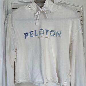 Peloton White Hoodie